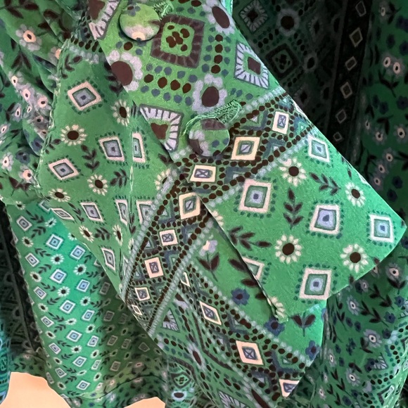 Loft blue and green Blouse - Picture 4 of 6